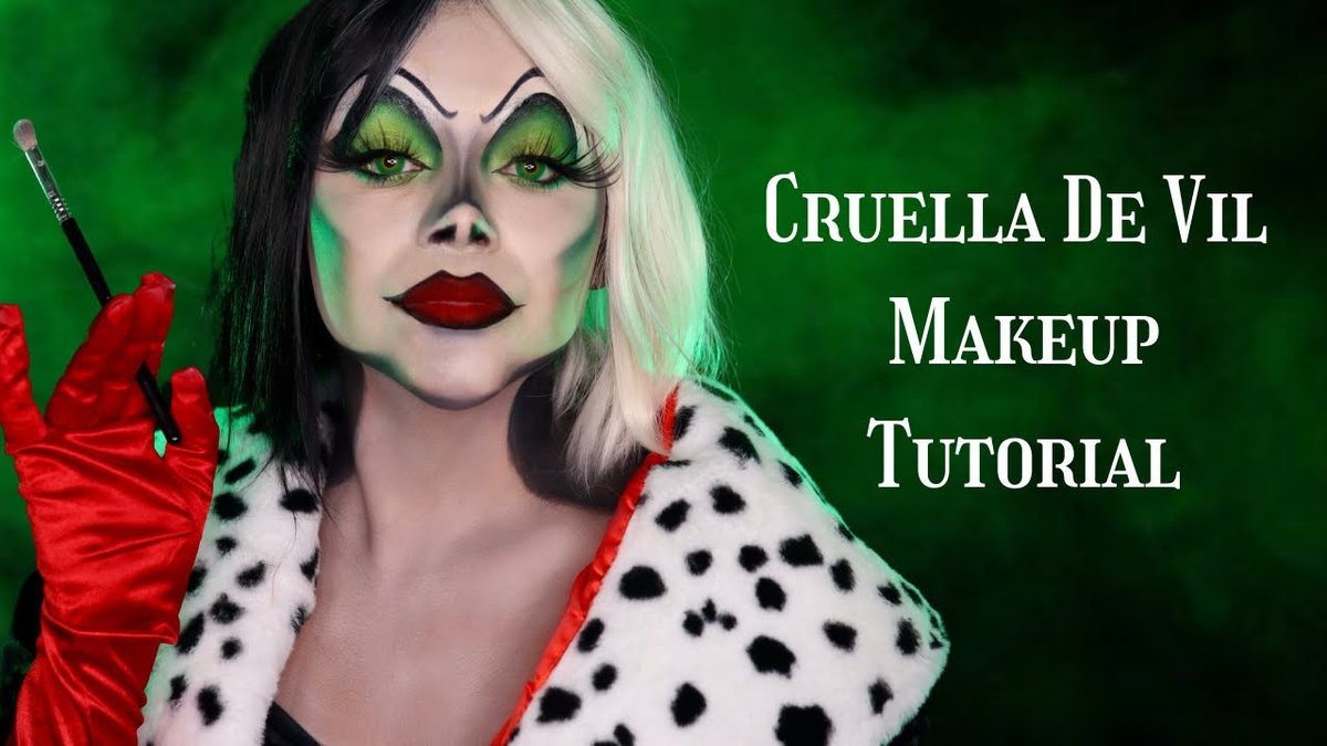 Cruella De Vil Makeup & Hair Tutorials For A Wicked Transformation